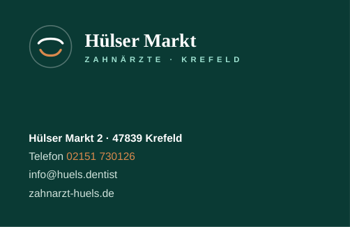 Visitenkarte Rückseite